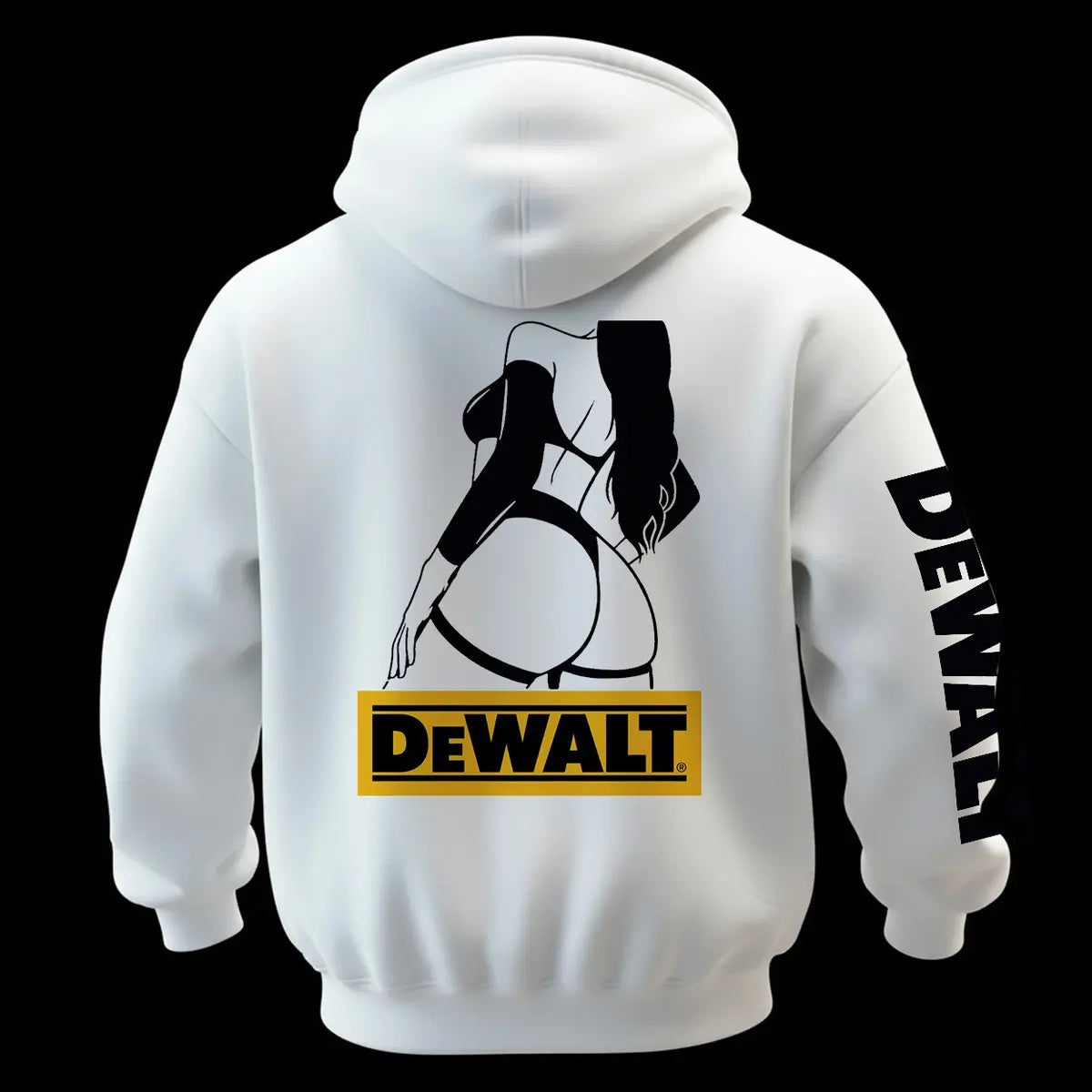 Dewalt Printed Fleece-lined Unisex Hoodie