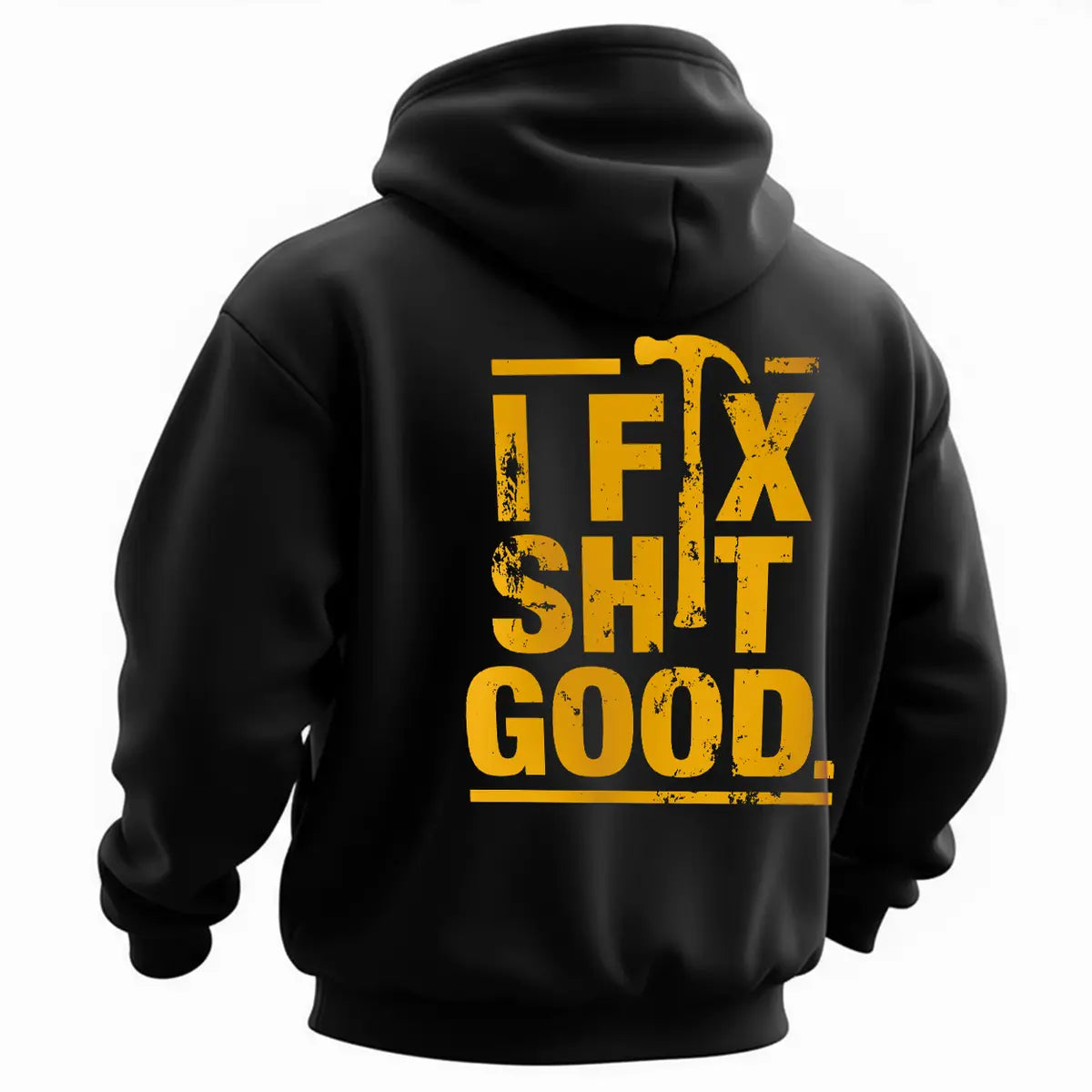 DeWalt I Fix Sh*t Good Printed Fleece-lined Unisex Hoodie