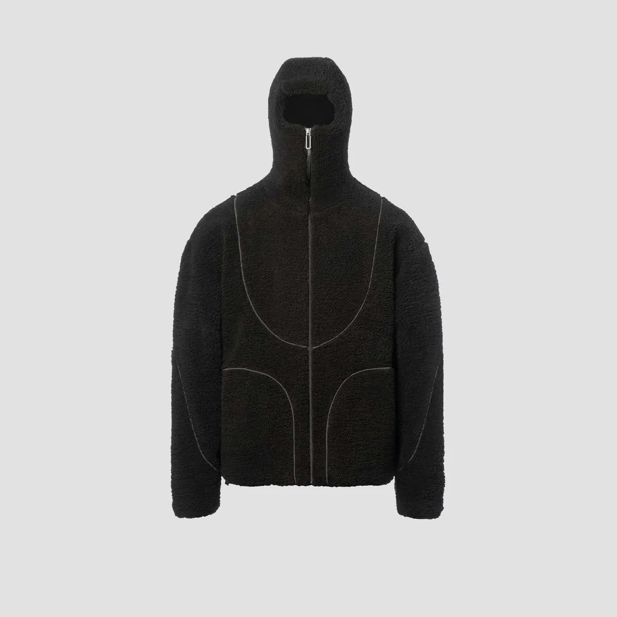 Fleece-Lined Windproof Thermal Zip-Up Hoodie