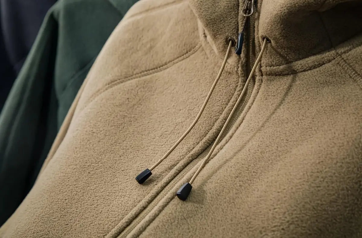 Double-sided Fleece Winter Thickened Warm Zipper Hoodie