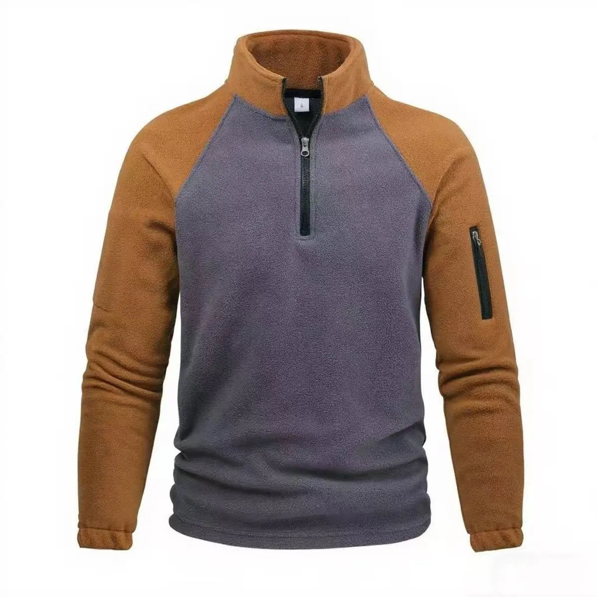 Tactical Fleece Thickened Fleece Pullover Zipper Sweatshirt