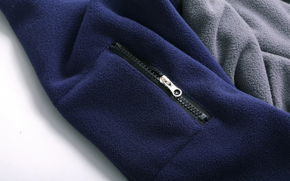 Tactical Fleece Thickened Fleece Pullover Zipper Sweatshirt