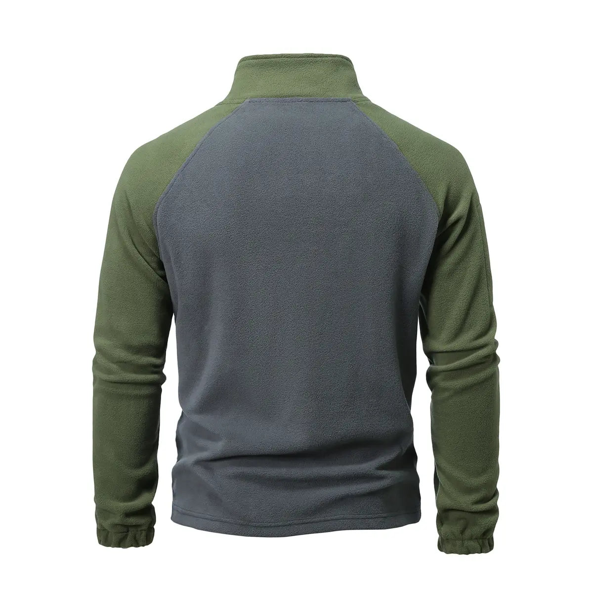 Tactical Fleece-Lined Thermal Pullover Zipper Sweatshirt