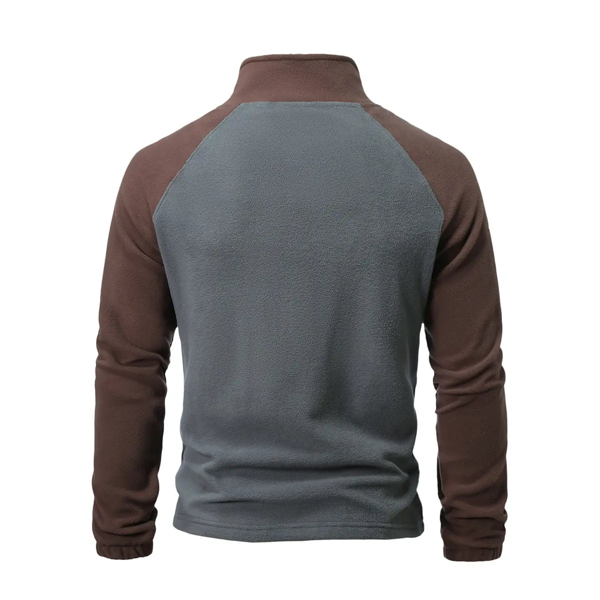 Tactical Fleece-Lined Thermal Pullover Zipper Sweatshirt