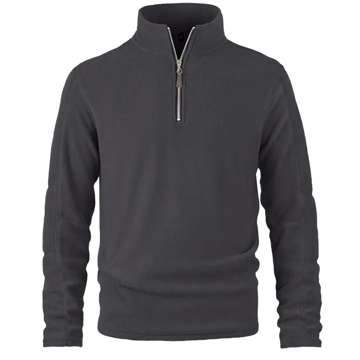 Fleece-Lined Winter Warmth Pullover Zipper Sweatshirt