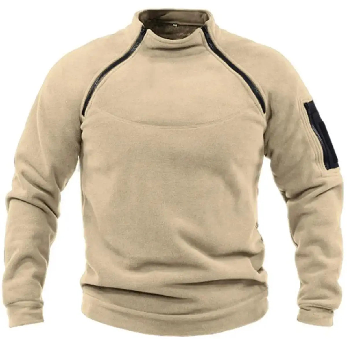 Outdoor Stand-Up Collar Warm Breathable Tactical Men's Sweatshirt