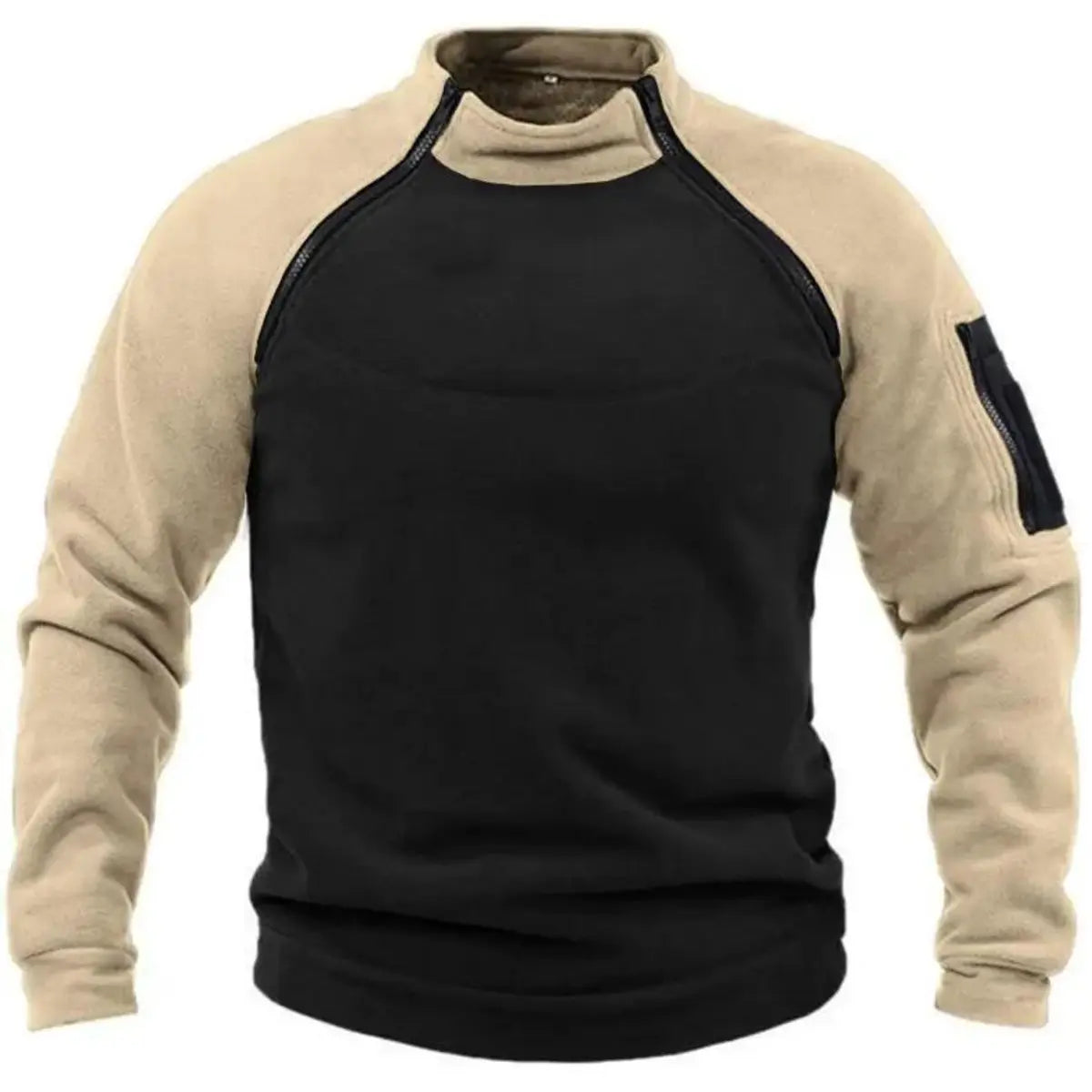 Outdoor Stand-Up Collar Warm Breathable Tactical Men's Sweatshirt