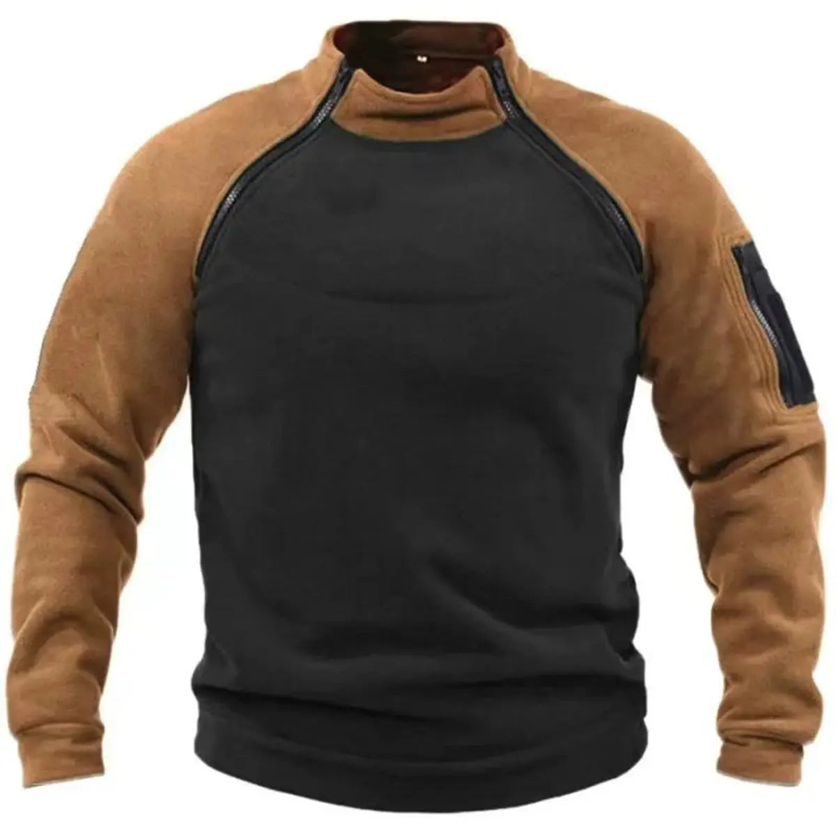 Outdoor Stand-Up Collar Warm Breathable Tactical Men's Sweatshirt