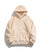 Solid-Color Reversible Fleece-Lined Hoodie for Fall and Winter