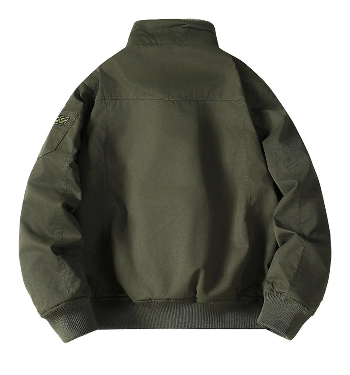 Winter Fleece-Lined Thickened Multi-Pocket Oversized Flight Jacket