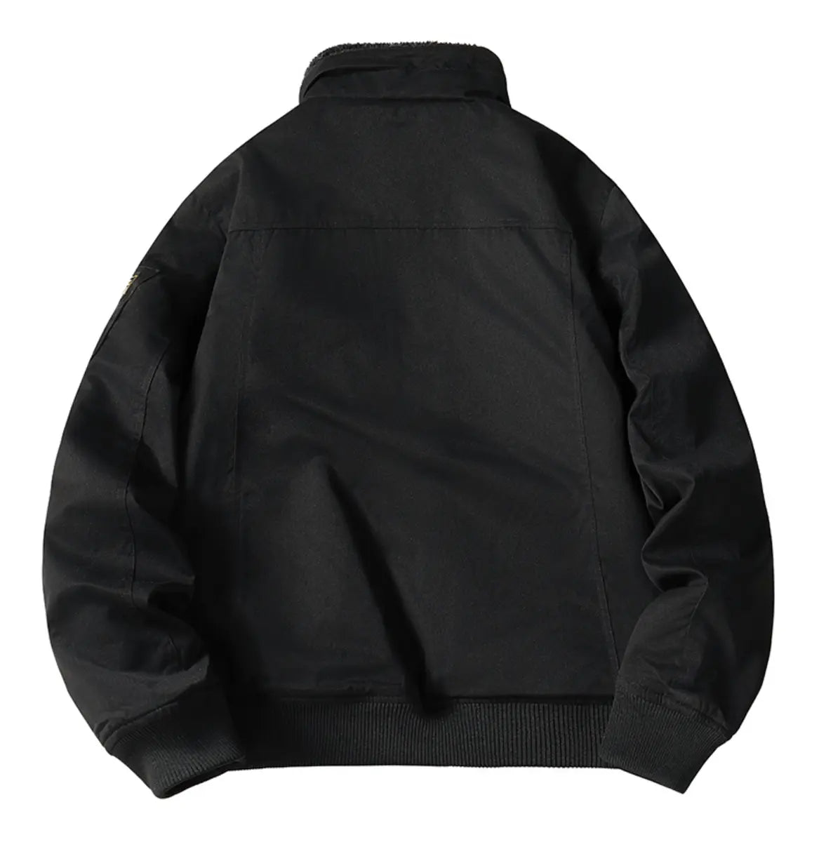 Winter Fleece-Lined Thickened Multi-Pocket Oversized Flight Jacket
