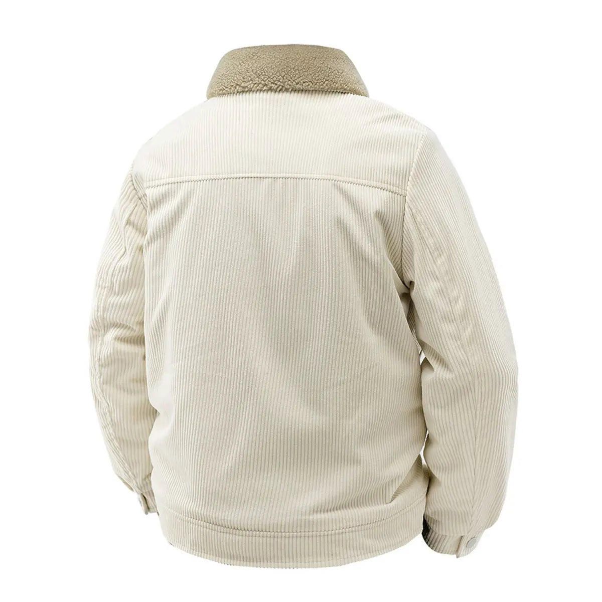 Winter Fleece-Lined Thickened Warm Windproof Zipper Jacket