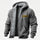 DeWalt Printed Zippered Hooded Fleece Cardigan