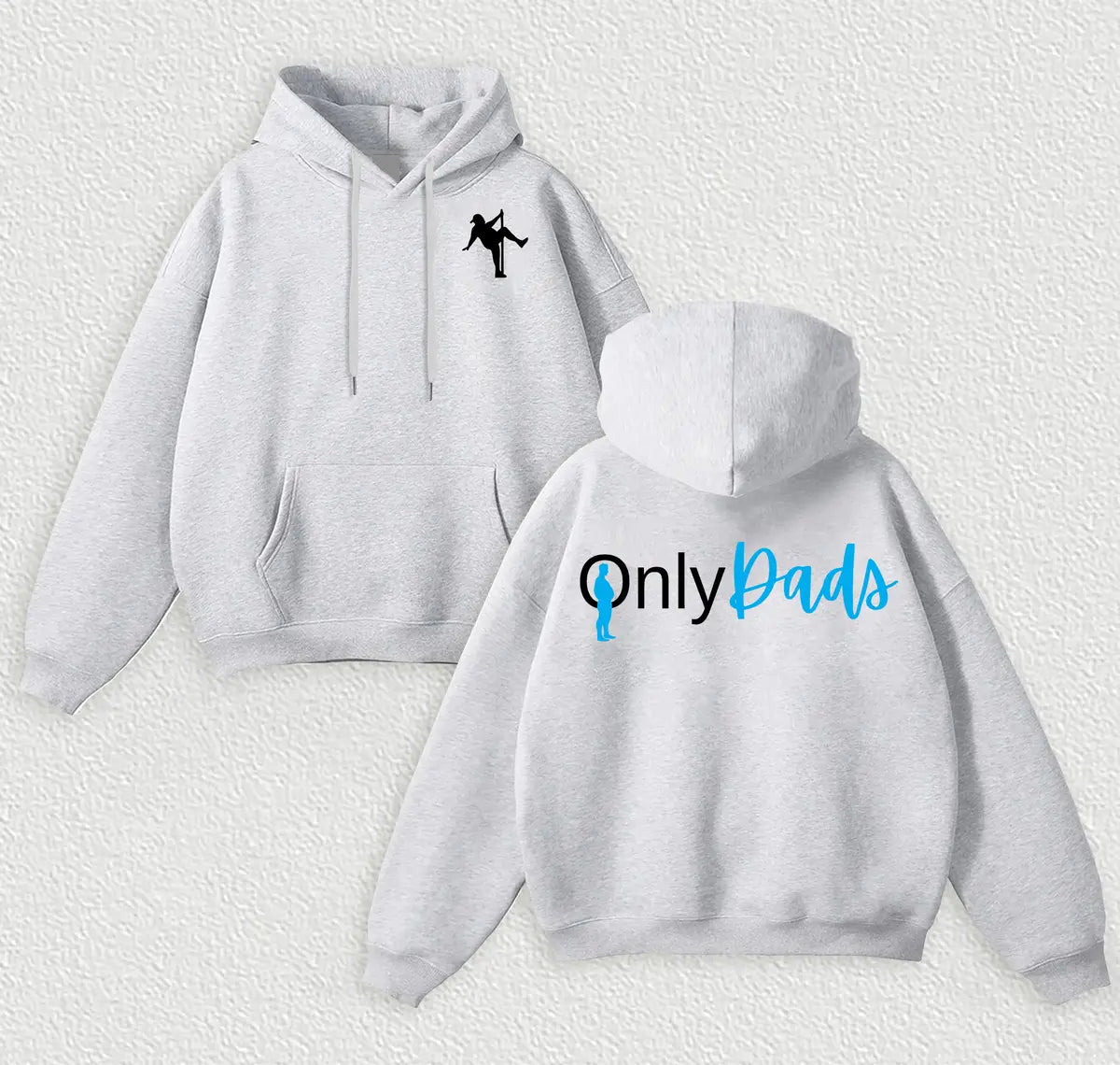 Casual Only Dads Printed Fleece-lined Unisex Hoodie