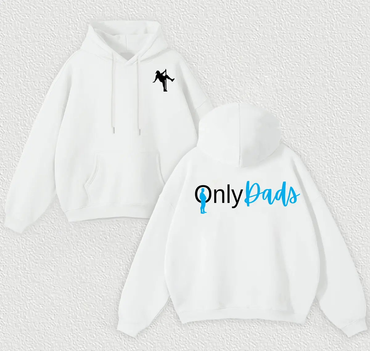 Casual Only Dads Printed Fleece-lined Unisex Hoodie