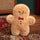 Cookie-Shaped Christmas Figurine Christmas Pillow