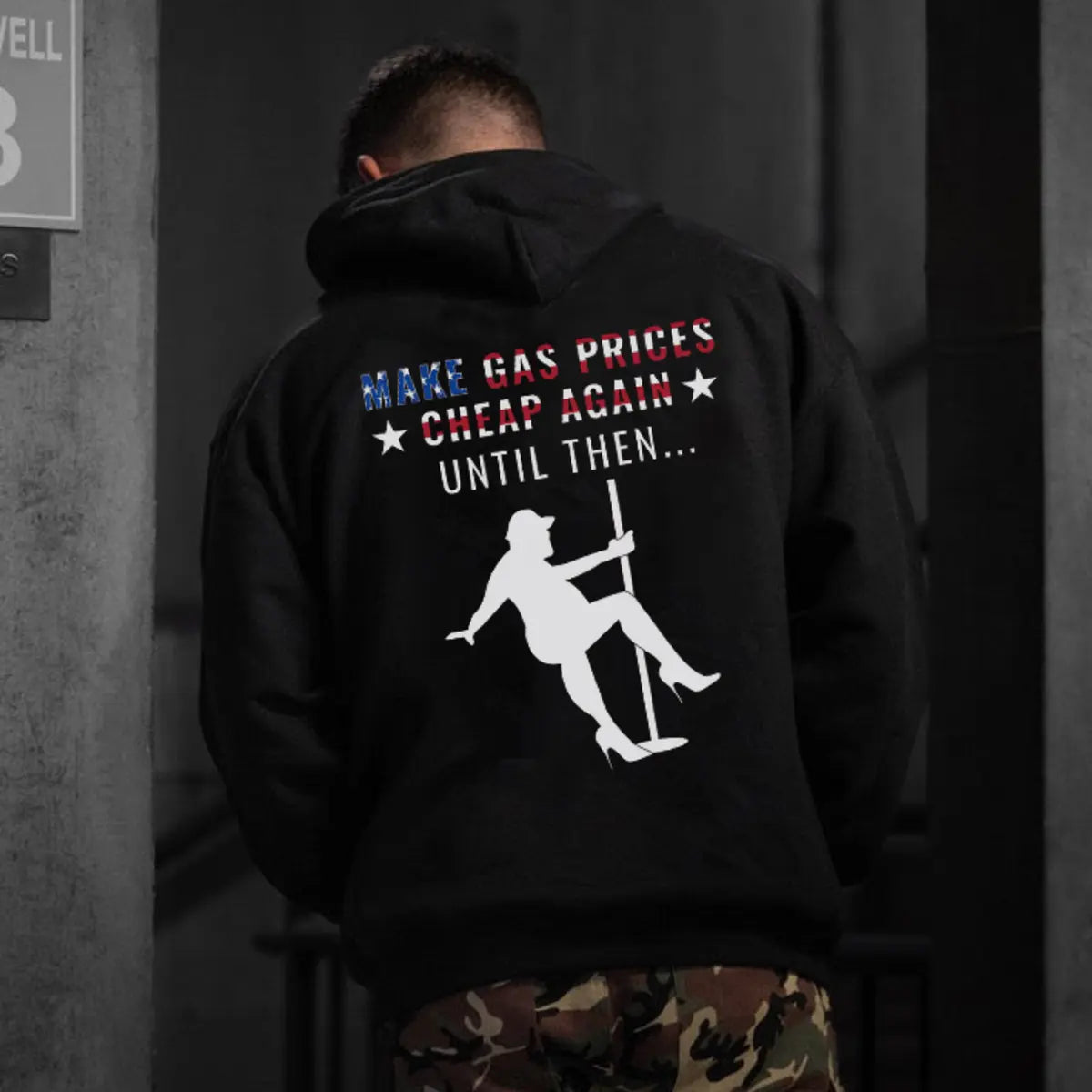 Make Gas Prices Cheap Again Until Then Printed Fleece-lined Unisex Hoodie Image - 1