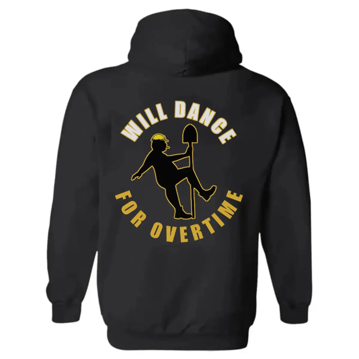 Will Dance For Overtime Printed Fleece-lined Unisex Hoodie