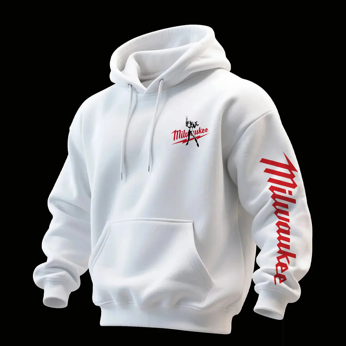 Funny Milwaukee Printed Fleece-lined Unisex Hoodie