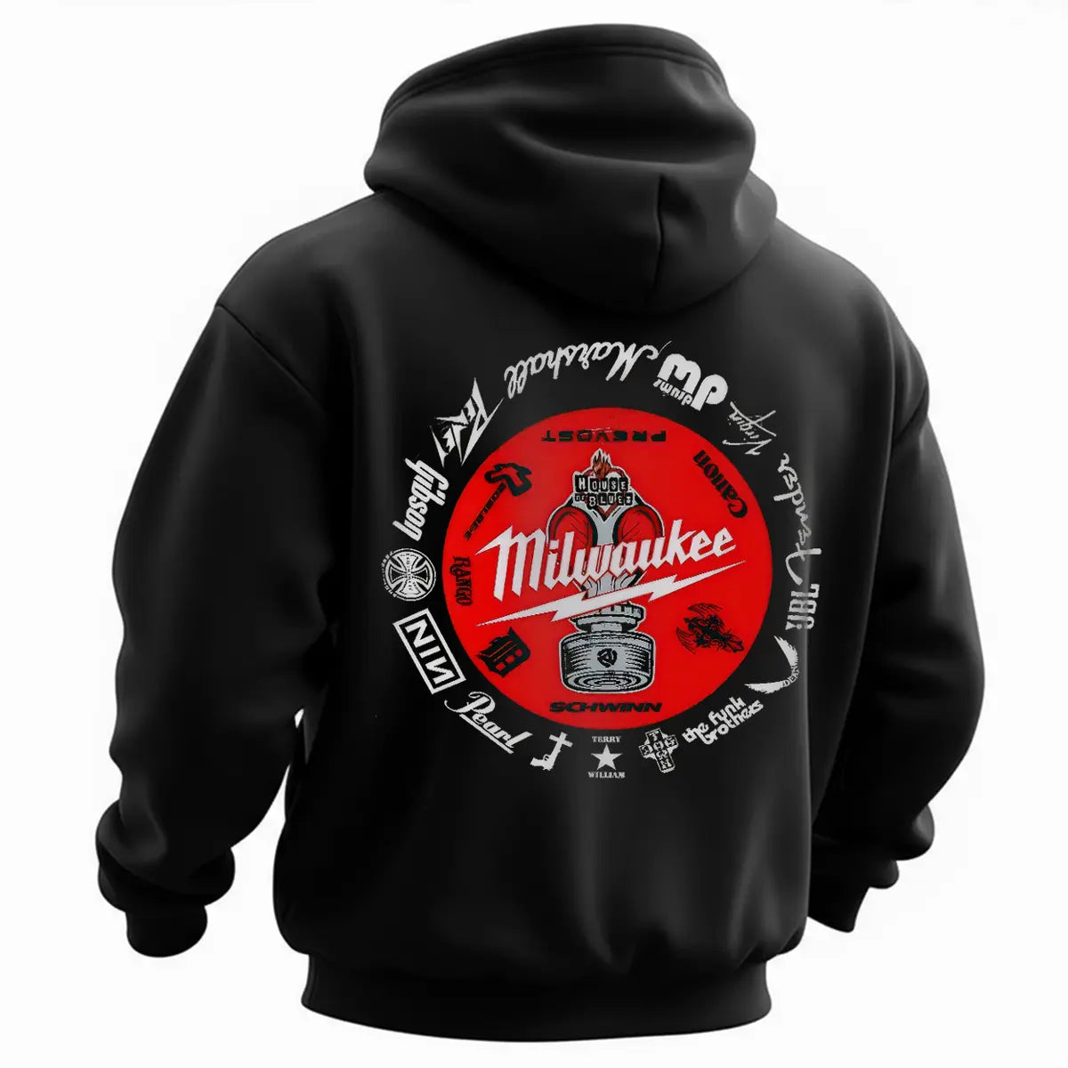 Vintage Milwaukee Printed Fleece-lined Unisex Hoodie