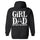 Girl Dad Her Protector, Forever Printed Fleece-lined Unisex Hoodie Image - 2