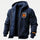 Husqvarna Printed Zippered Hooded Fleece Cardigan