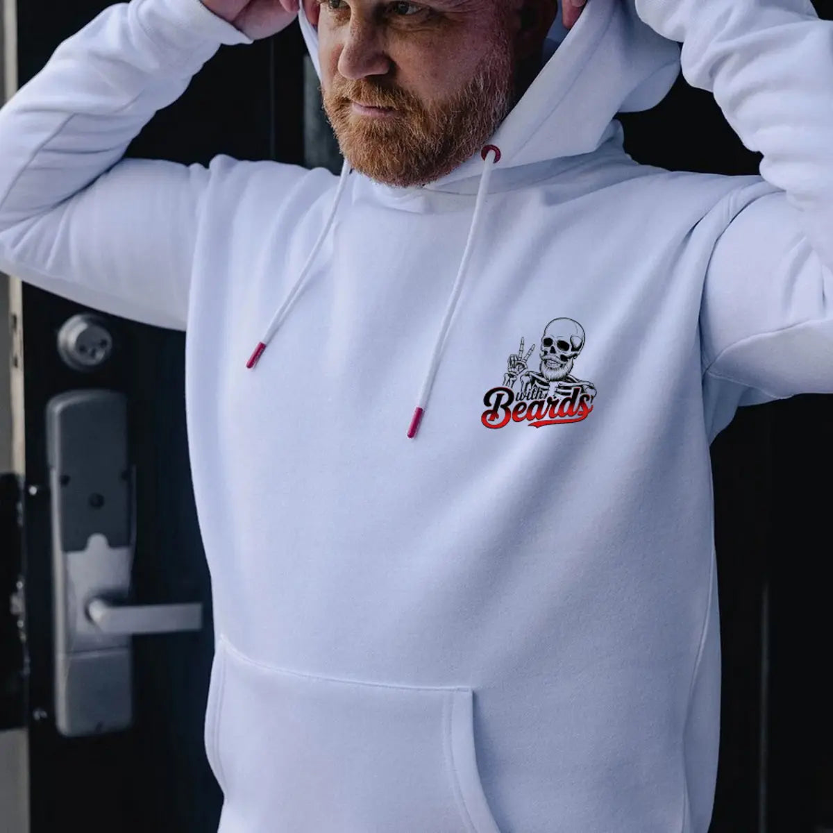 Dads With Beards Are Better Printed Men's Thickened Hoodie