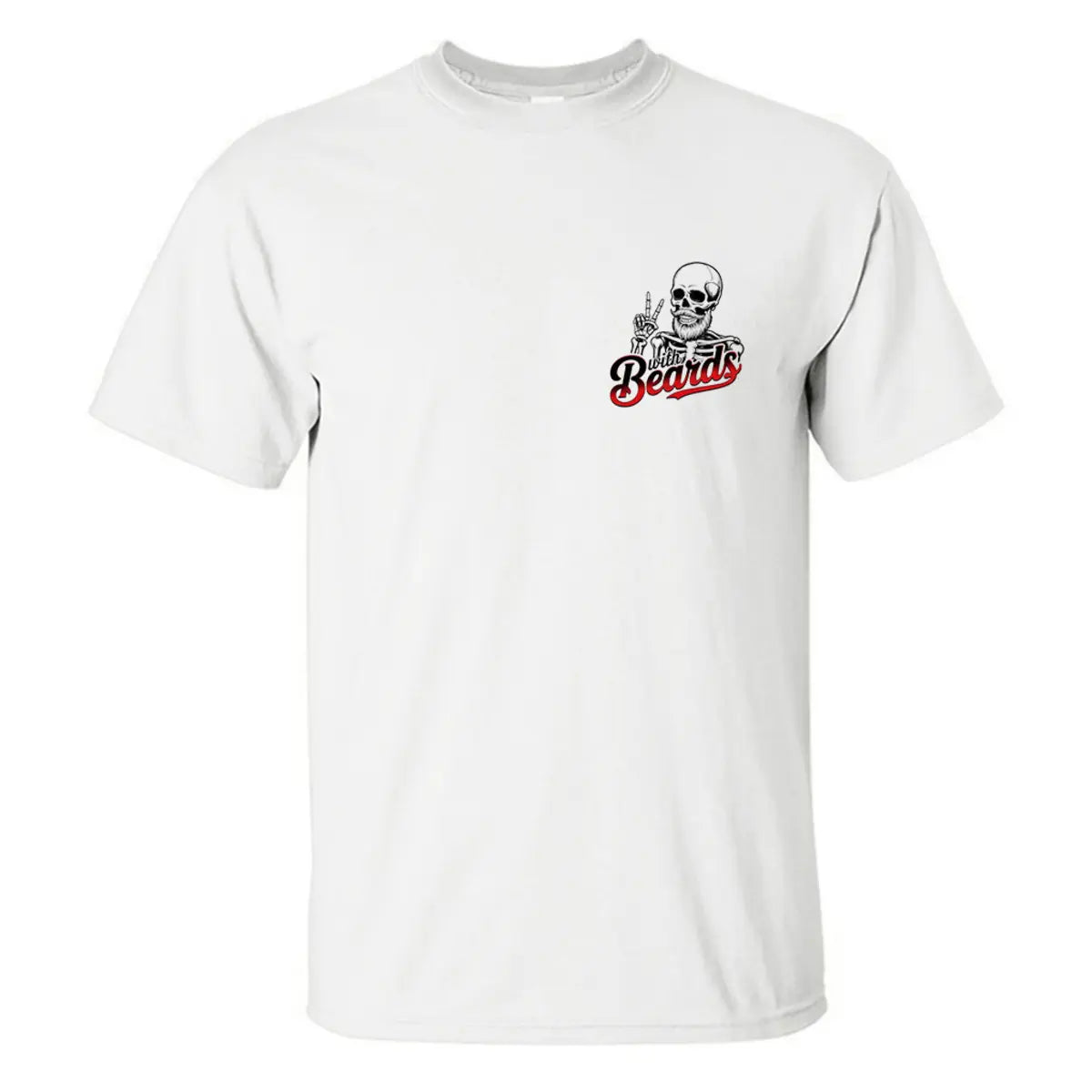 Dads With Beards Are Better Printed Men's T-shirt