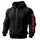 I'm Broken I'm OK Printed Zippered Hooded Fleece Cardigan Image - 1