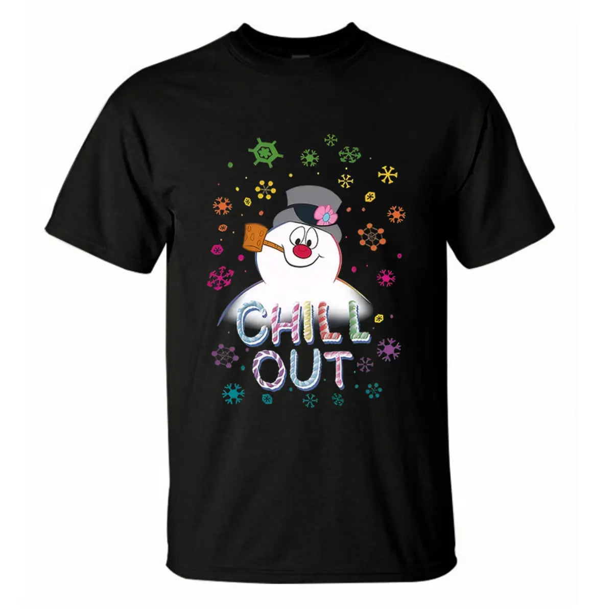 The Snowman Chill Out Printed Men's T-Shirt