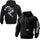 Milwaukee Tools Printed Zippered Hooded Fleece Cardigan