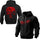 Milwaukee Tools Skull Printed Zippered Hooded Fleece Cardigan