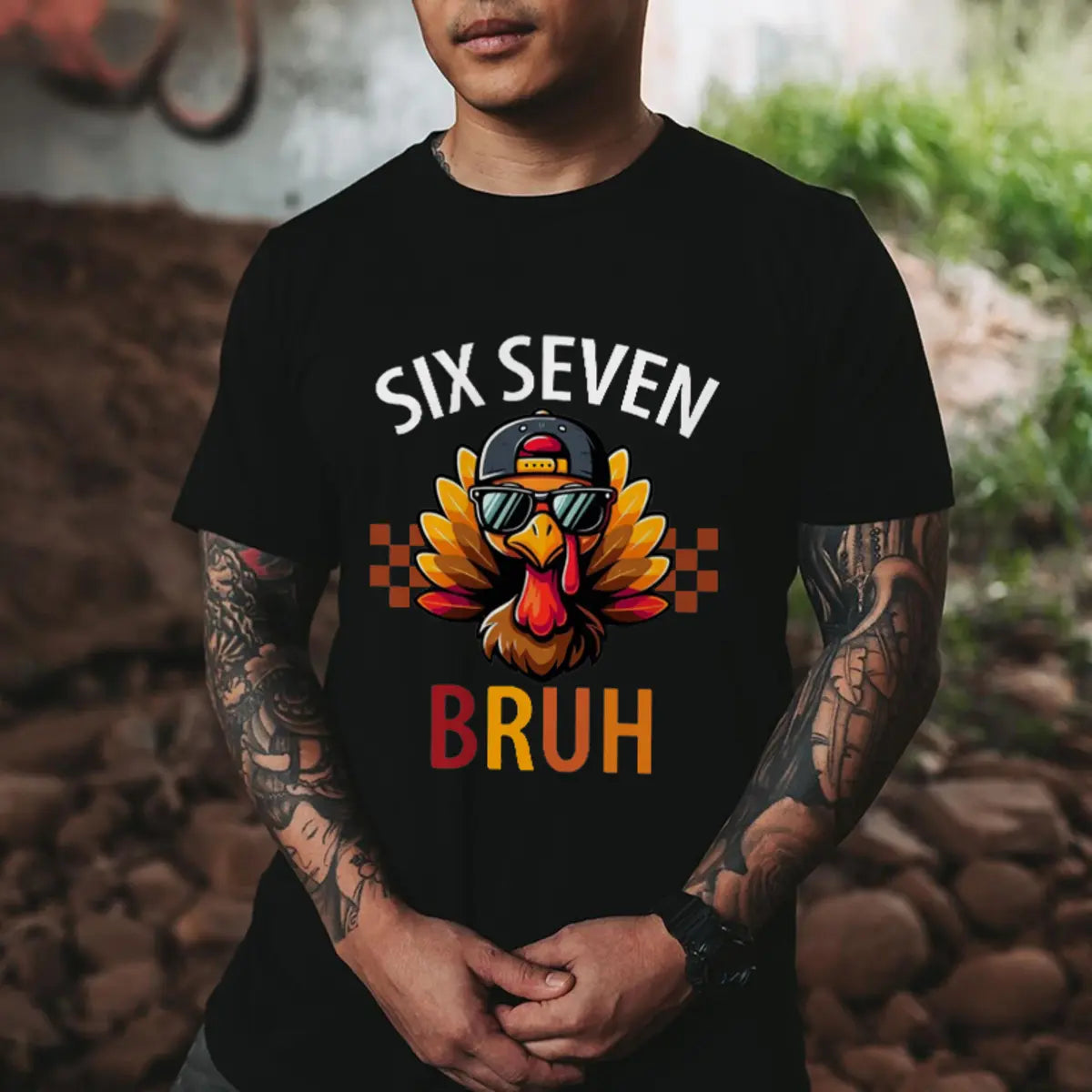Six Seven Bruh Printed Men's T-Shirt
