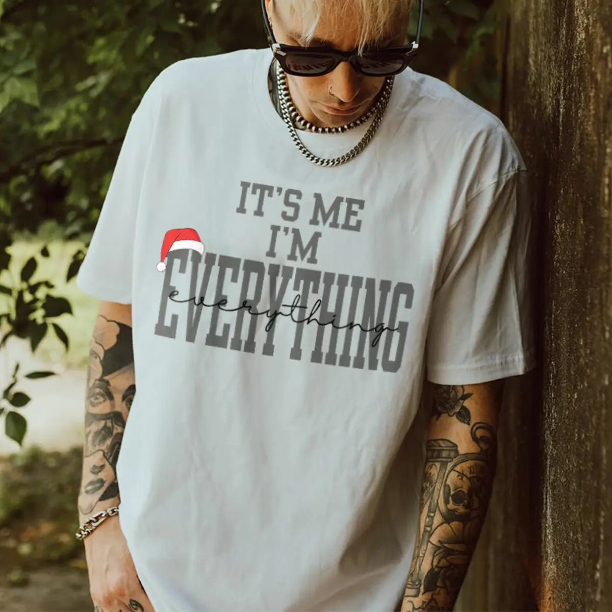 It's Me I'm Everything Christmas Printed Men's T-Shirt
