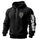Sig Sauer Skull Printed Zippered Hooded Fleece Cardigan
