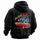 Historic Route 66  57 Chevy Printed Fleece-lined Unisex Pocketless Hoodie