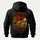 Ride The Dust Route 66 Adventure Printed Fleece-lined Unisex Pocketless Hoodie