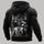 King Baldwin IV Printed Zippered Hooded Fleece Cardigan