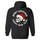Merry Christmas Happy New Year Skull Printed Fleece-lined Unisex Hoodie