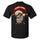 Christmas Santa Skull Merry Xmas Printed Men's T-shirt