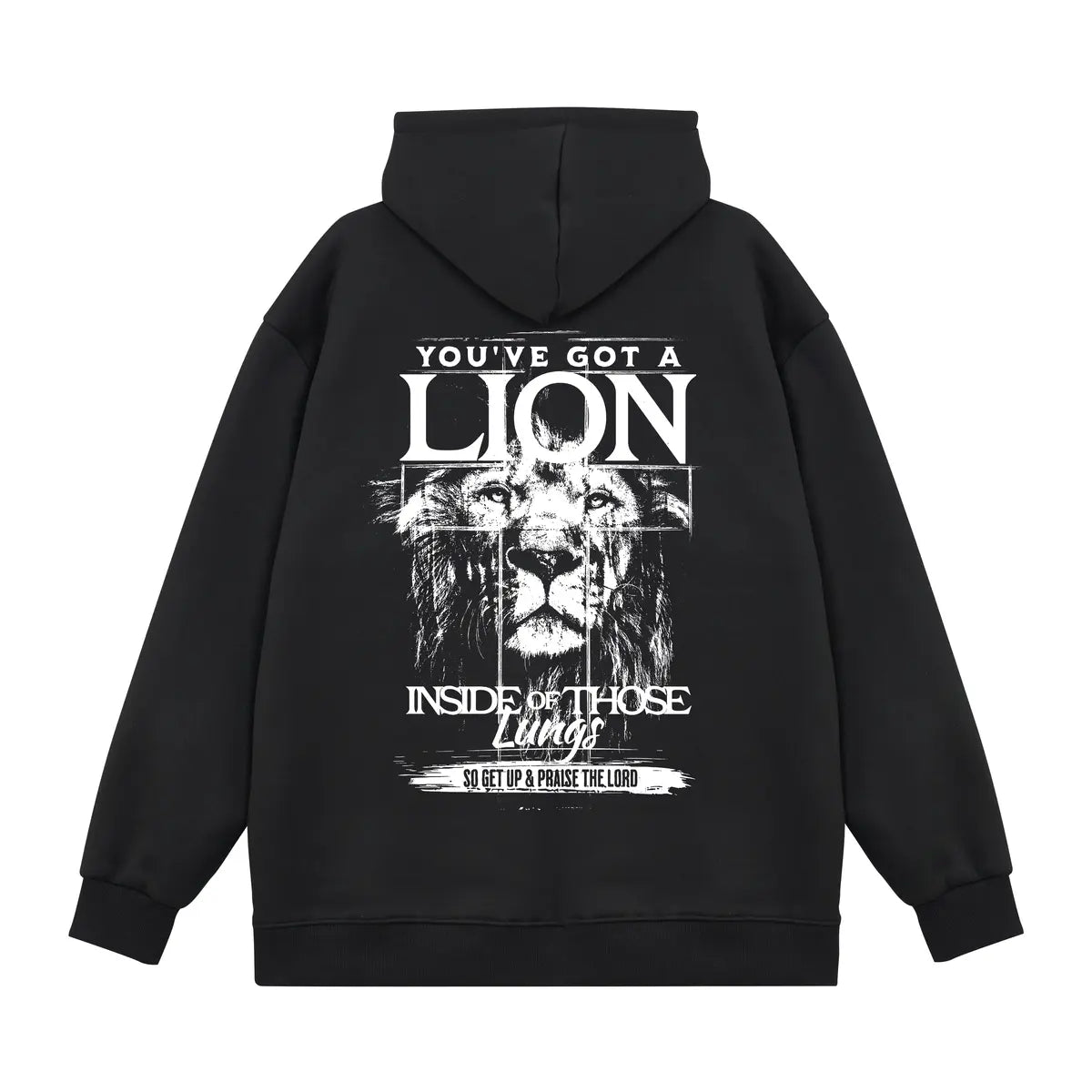 You've Got A Lion Inside of Those Lungs Printed Fleece-lined Unisex Hoodie
