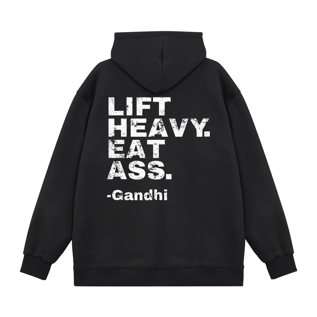 Lift Heavy Eat Ass Printed Fleece-lined Unisex Hoodie