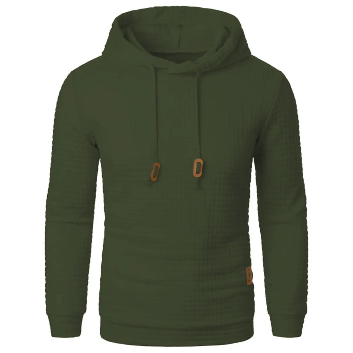 Casual Solid Color Printed Unisex Hoodie