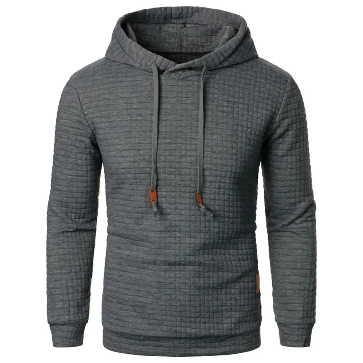 Casual Solid Color Printed Unisex Hoodie