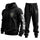SIG Sauer Skull Printed Men's Fleece-Lined Hoodie and Sweatpants Set