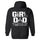 Girl Dad Her Protector Forever Printed Fleece-lined Unisex Hoodie
