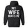 My Wife Beats Me Printed Fleece-lined Unisex Hoodie