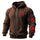 I'm Broken I'm OK Printed Zippered Hooded Fleece Cardigan Image - 3