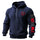 I'm Broken I'm OK Printed Zippered Hooded Fleece Cardigan Image - 5