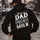 Just A Dad Who Always Came Back With The Milk Printed Fleece-lined Unisex Hoodie